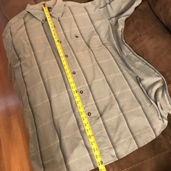 Knights Sportswear Plaid Short Sleeve Button Shirt - Picture 5 of 7